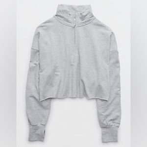 OFFLINE By Aerie OTT Fleece Quarter Zip Sweatshirt